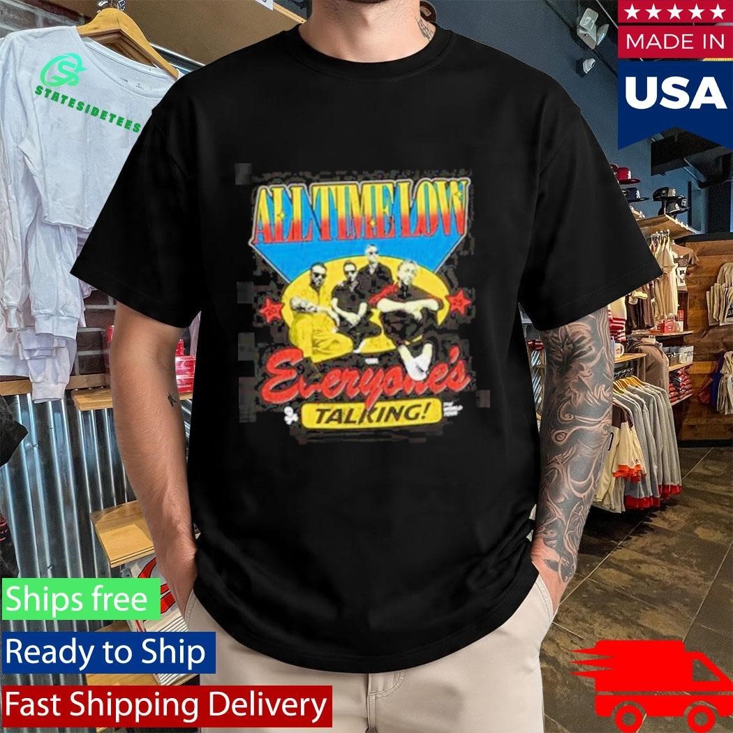 All Time Low Everyones Talking Na Dateback Unisex , , , Long Sleeve Tee