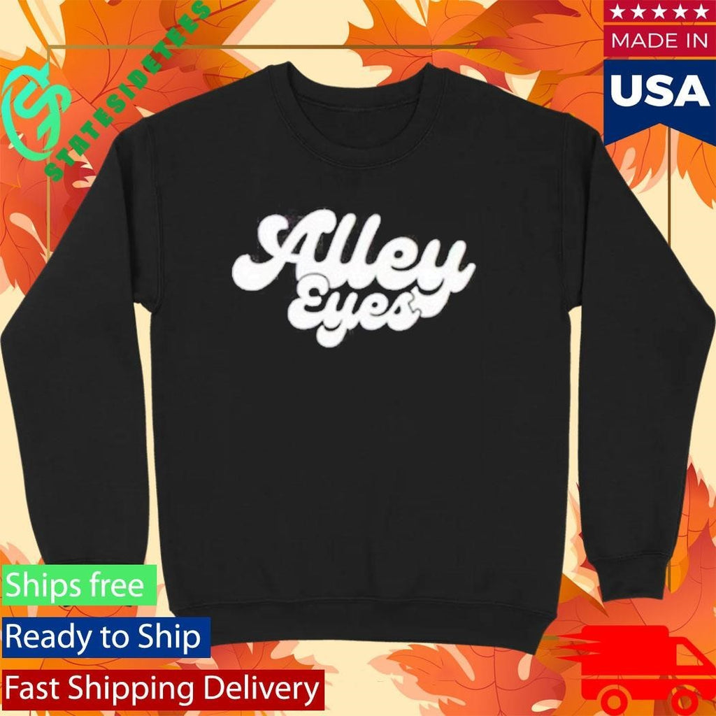 Alley Eyes Black Logo Shirt Unisex , , , Long Sleeve Tee