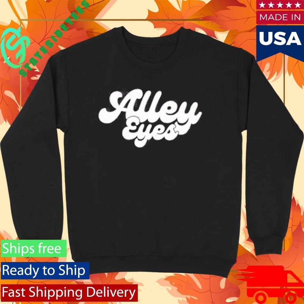 Alley Eyes Black Logo Shirt Unisex , , , Long Sleeve Tee