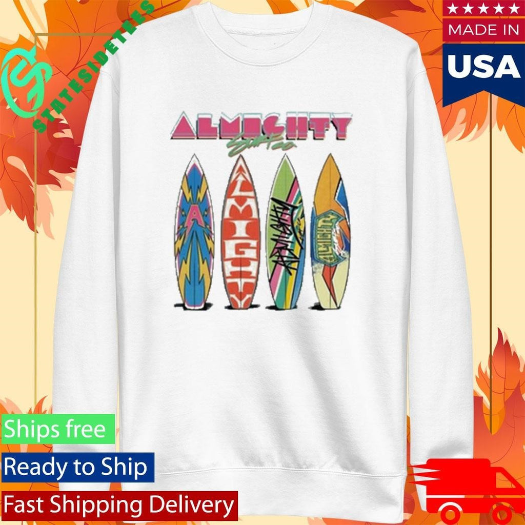 Almighty Surfs Up Shirt Unisex , , , Long Sleeve Tee