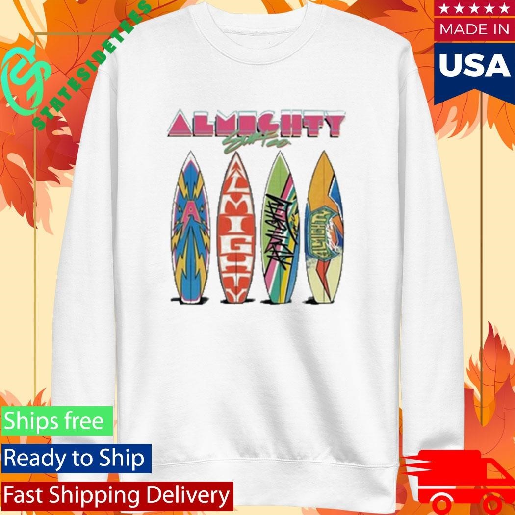 Almighty Surfs Up Shirt Unisex , , , Long Sleeve Tee
