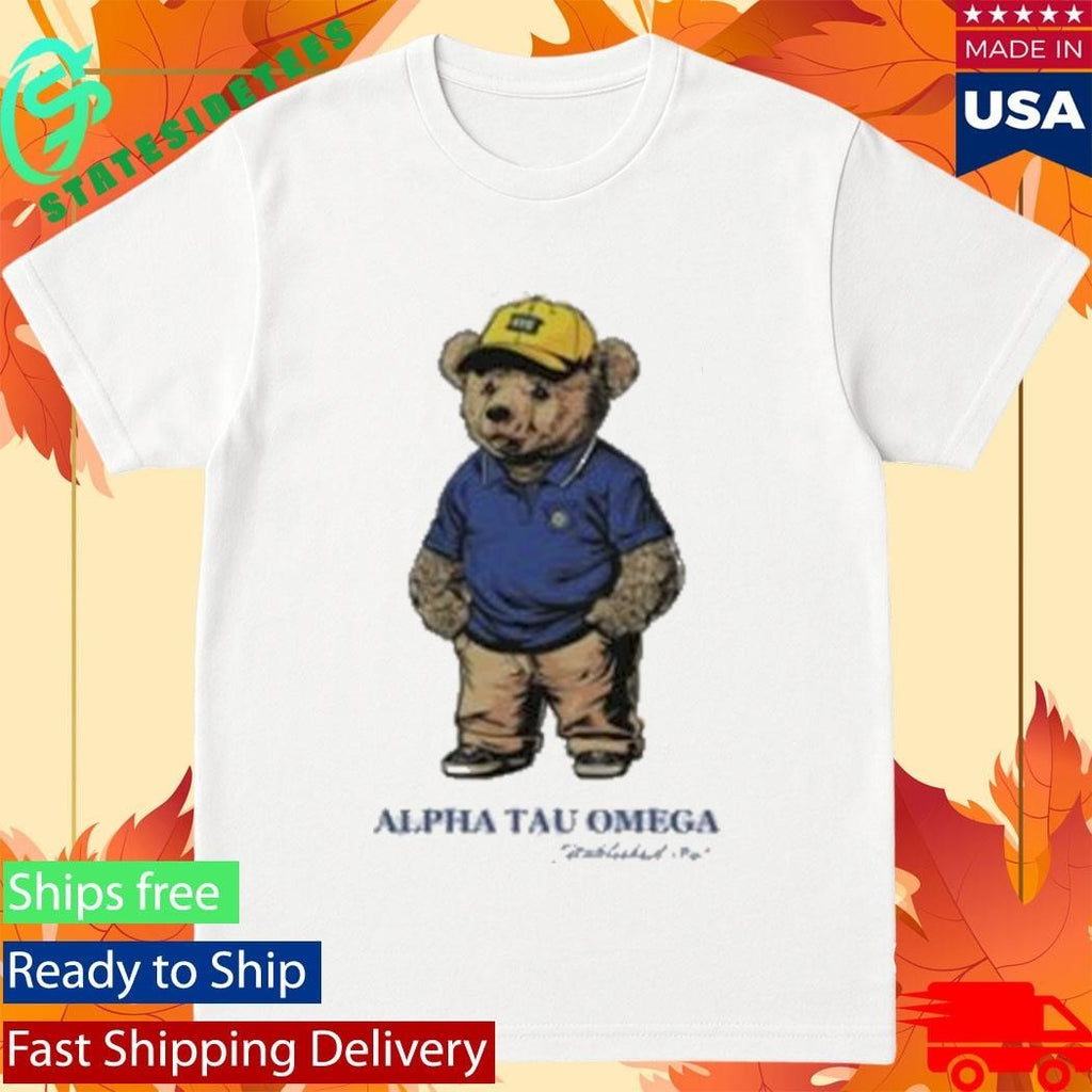 Alpha Tau Omega Ato Bear Shirt Unisex , , , Long Sleeve Tee