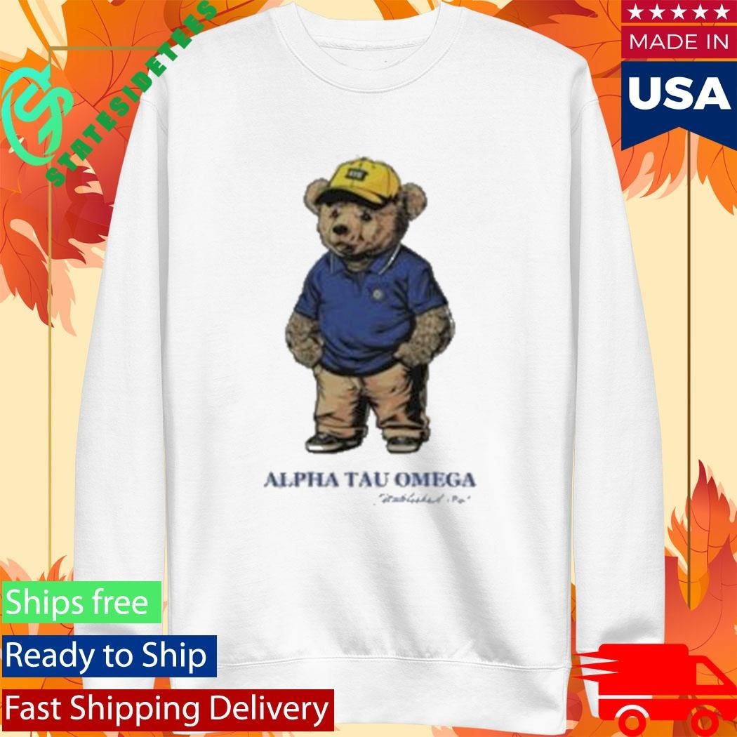 Alpha Tau Omega Ato Bear Shirt Unisex , , , Long Sleeve Tee