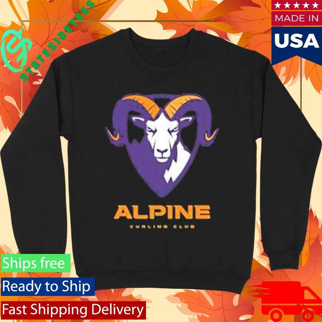 Alpine Curling Club Logo Shirt Unisex , , , Long Sleeve Tee