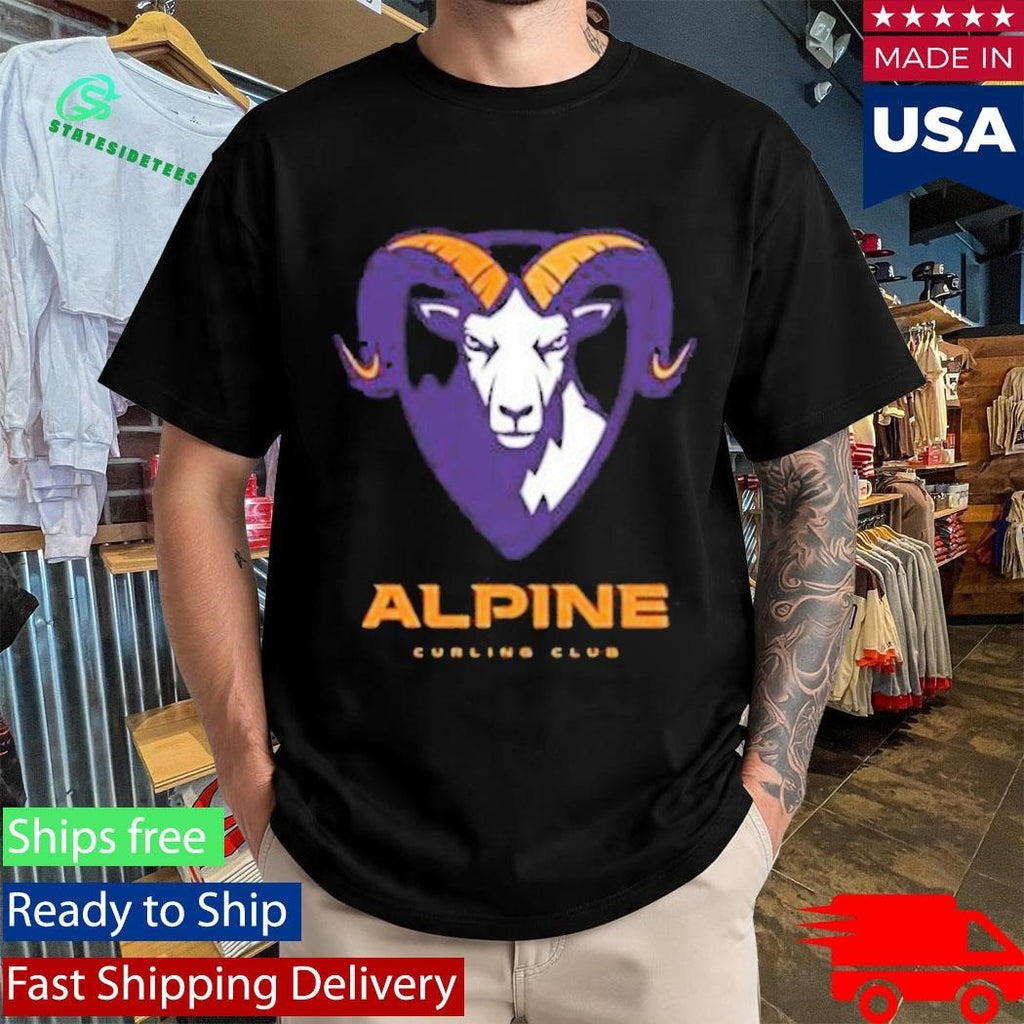 Alpine Curling Club Logo Shirt Unisex , , , Long Sleeve Tee