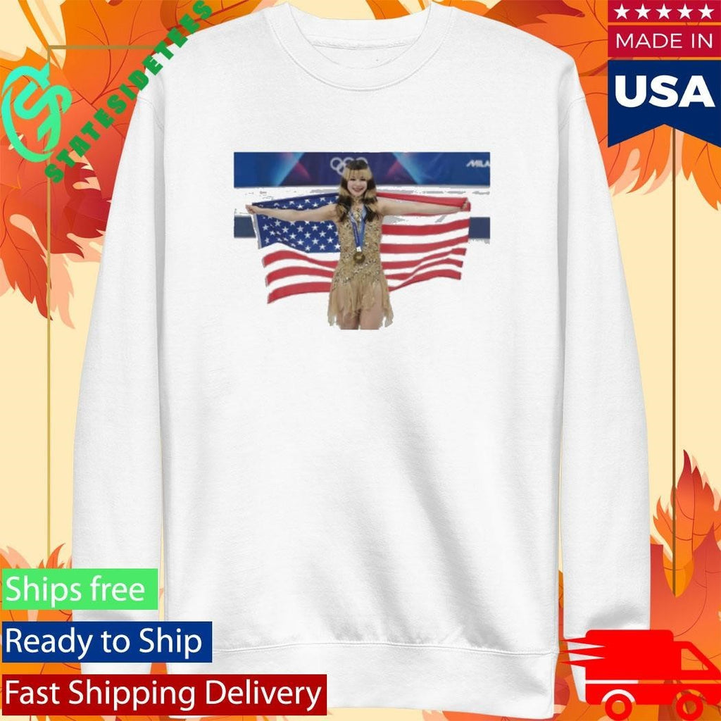 Alysa Liu New Olympic Women’s Skating Champion Team USA Unisex , , , Long Sleeve Tee