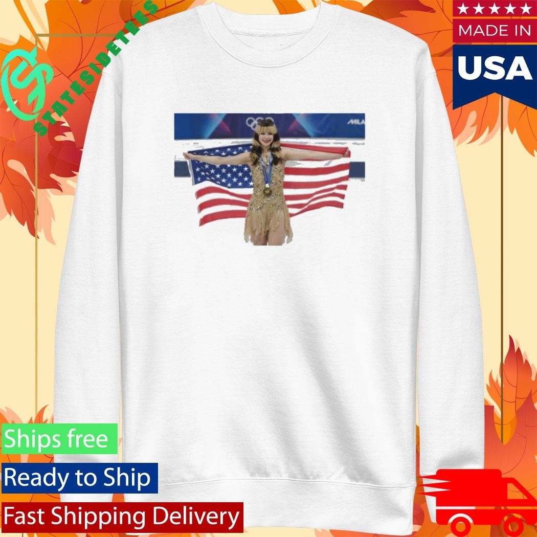 Alysa Liu New Olympic Women’s Skating Champion Team USA Unisex , , , Long Sleeve Tee