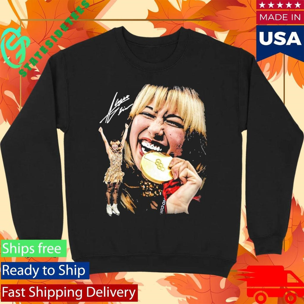 Alysa Liu Olympic Gold Signature Shirt Unisex , , , Long Sleeve Tee