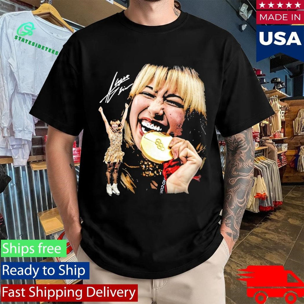 Alysa Liu Olympic Gold Signature Shirt Unisex , , , Long Sleeve Tee