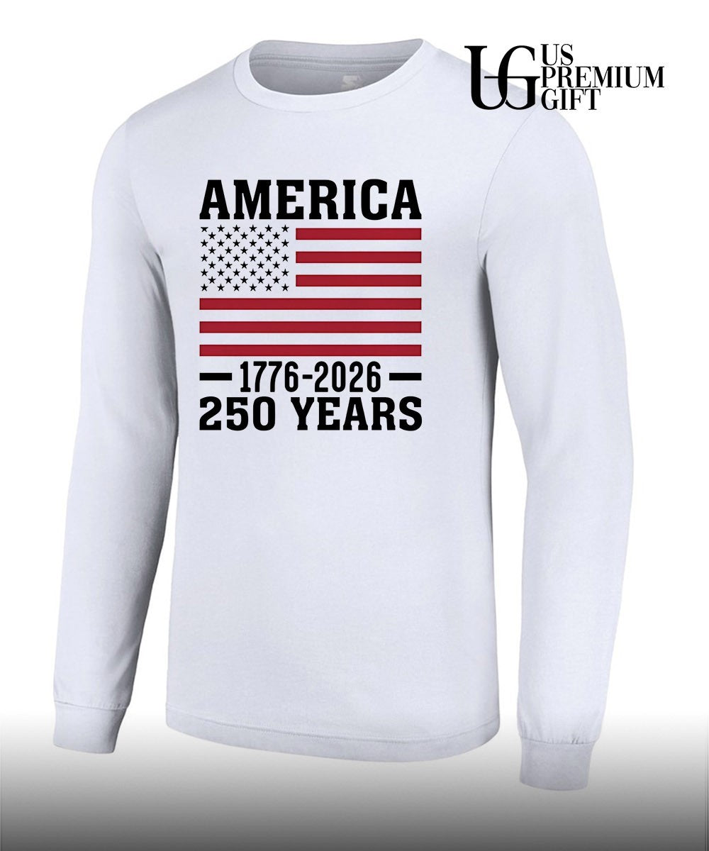 America 1776-2026 250 Years flag shirt