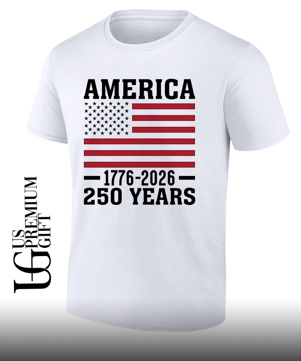America 1776-2026 250 Years flag shirt