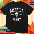 America First Collegiate Shirt Unisex , , , Long Sleeve Tee