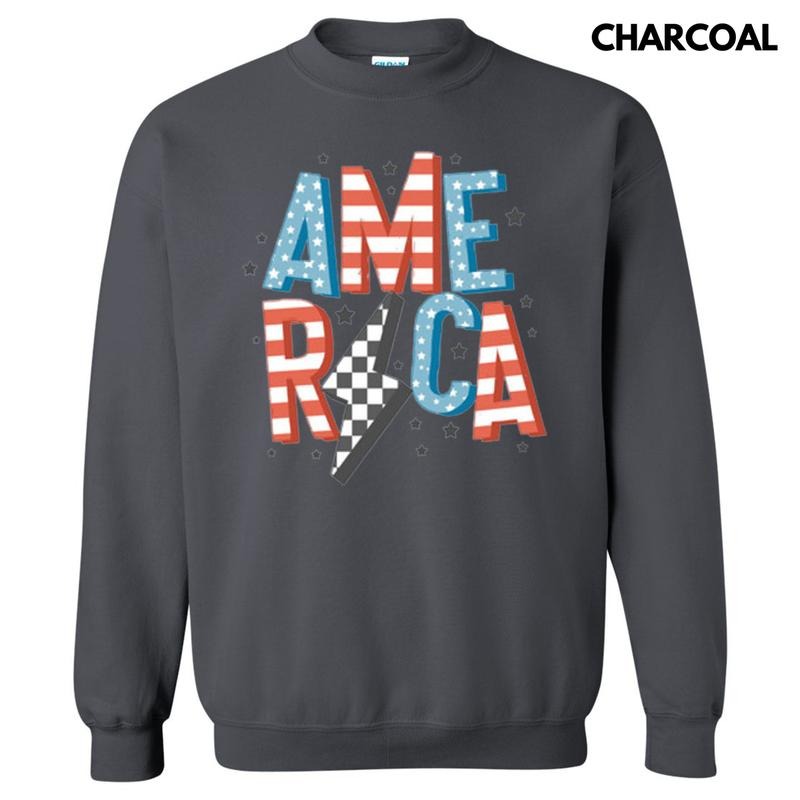 America Lightning Bolt T-Shirts