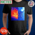 America half fire half cold paint shirt Unisex , , , Long Sleeve Tee