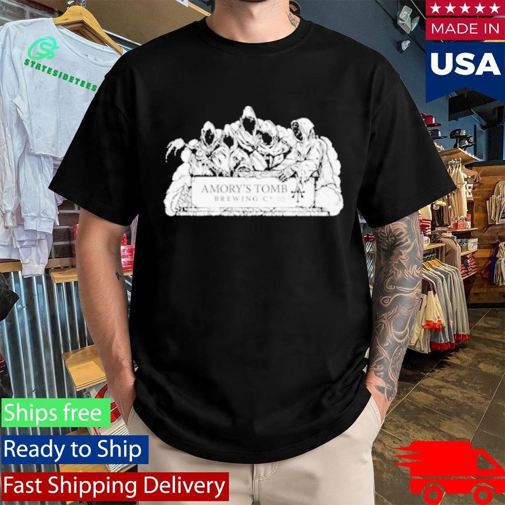 Amory’s Tomb Brewing C Shirt Unisex , , , Long Sleeve Tee