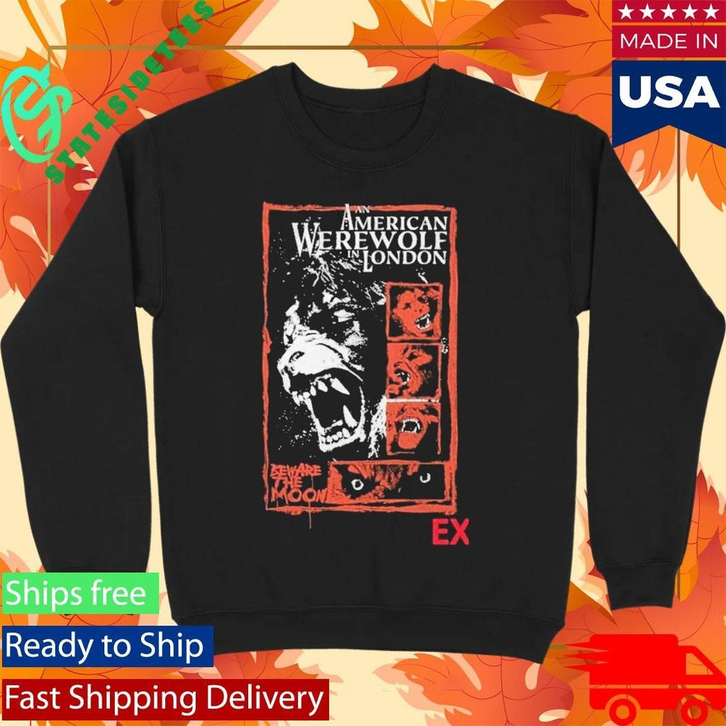 An American Werewolf In London Werewolf Shirt Unisex , , , Long Sleeve Tee