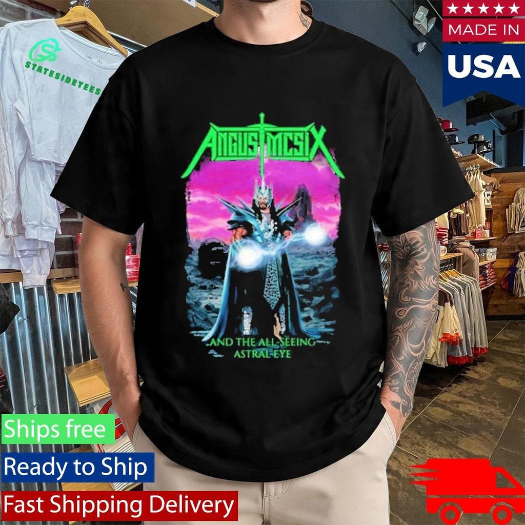 Angus Mcsix Angus Mcsix And The All-Seeing Astral Eye Shirt Unisex , , , Long Sleeve Tee