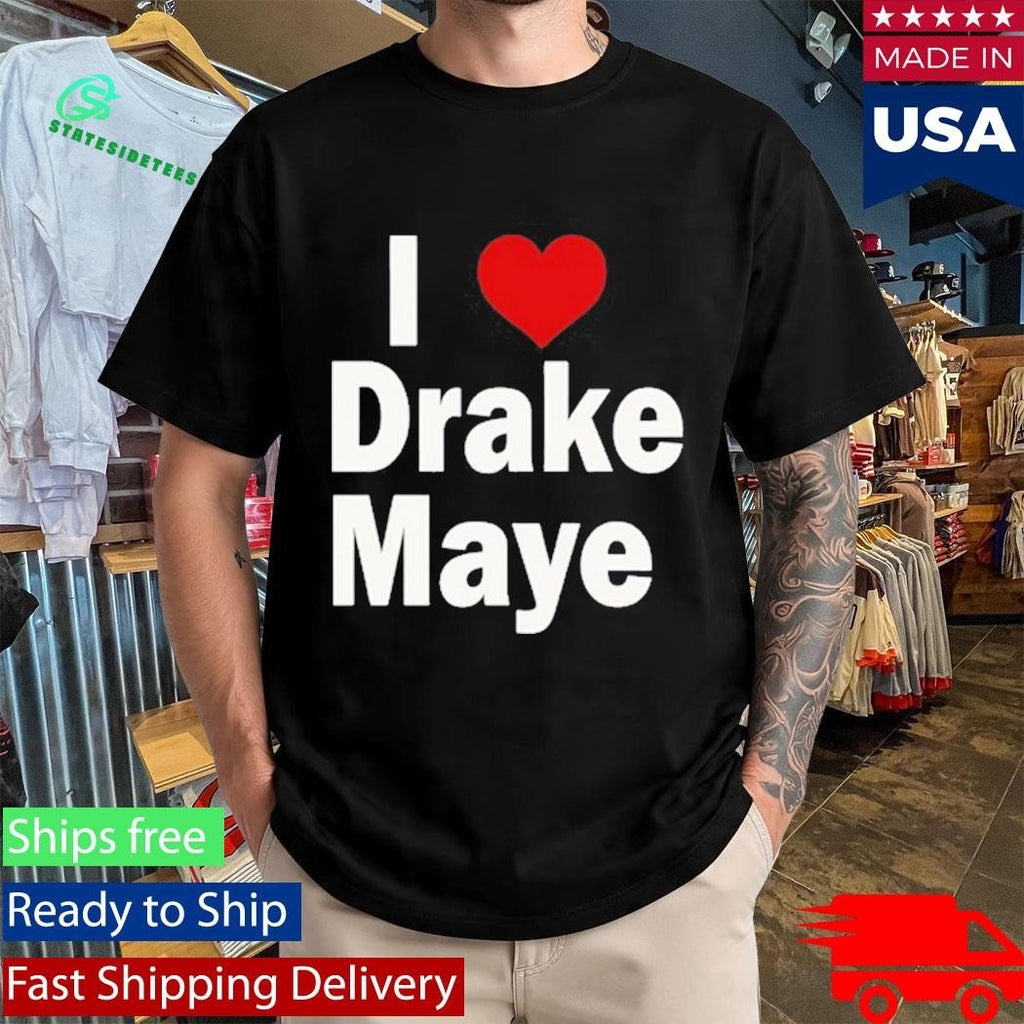 Ann Maye I Heart Drake Maye Shirt Unisex , , , Long Sleeve Tee