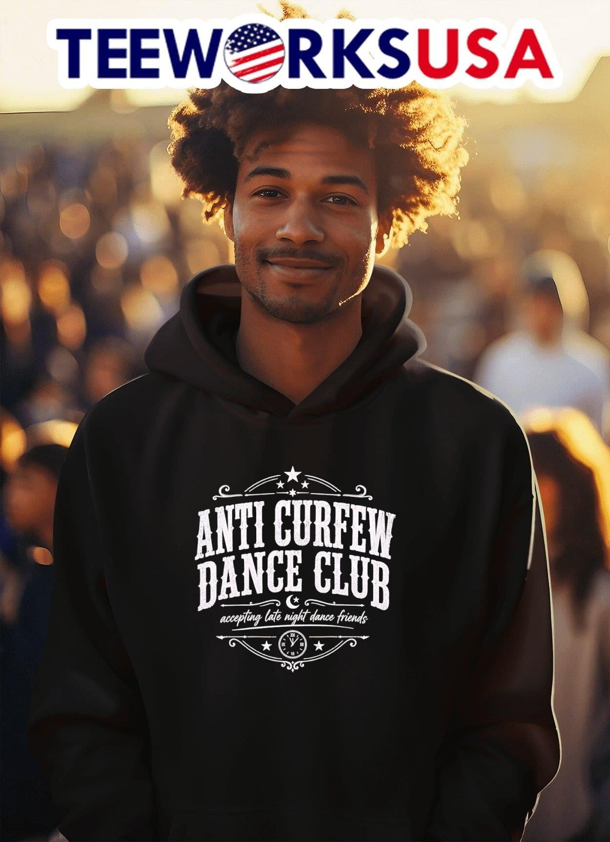 Anti Curfew Dance Club Accepting Late Night Dance Friends Shirt