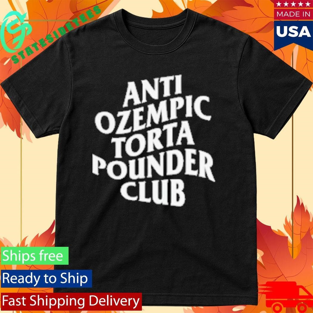 Anti Ozempic Torta Pounder Club Unisex , , , Long Sleeve Tee