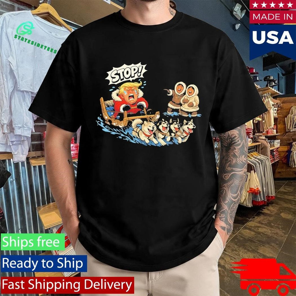 Anti-Trump Greenland Shirt Unisex , , , Long Sleeve Tee