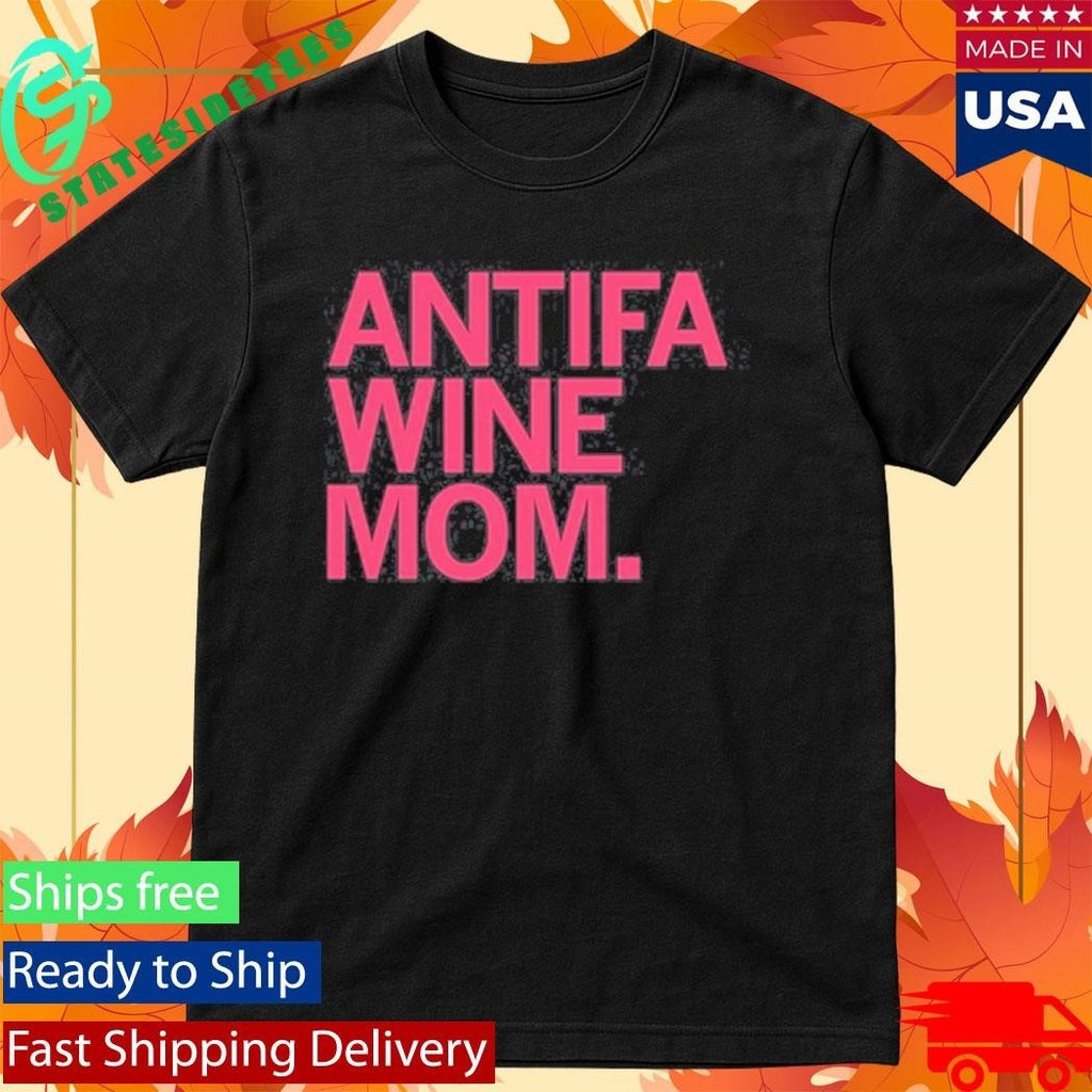 Antifa Wine Mom Shirt Unisex , , , Long Sleeve Tee