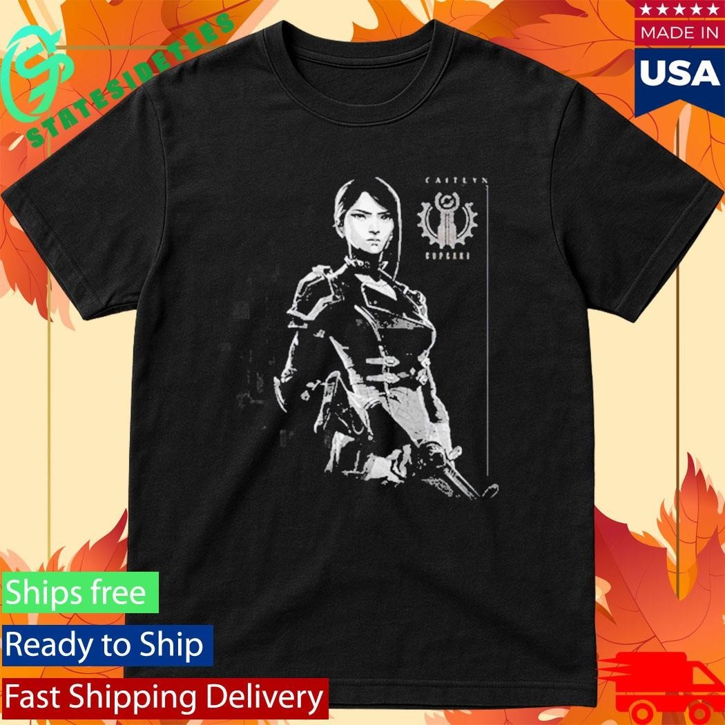 Arcane Caitlyn Cupake Shirt Unisex , , , Long Sleeve Tee