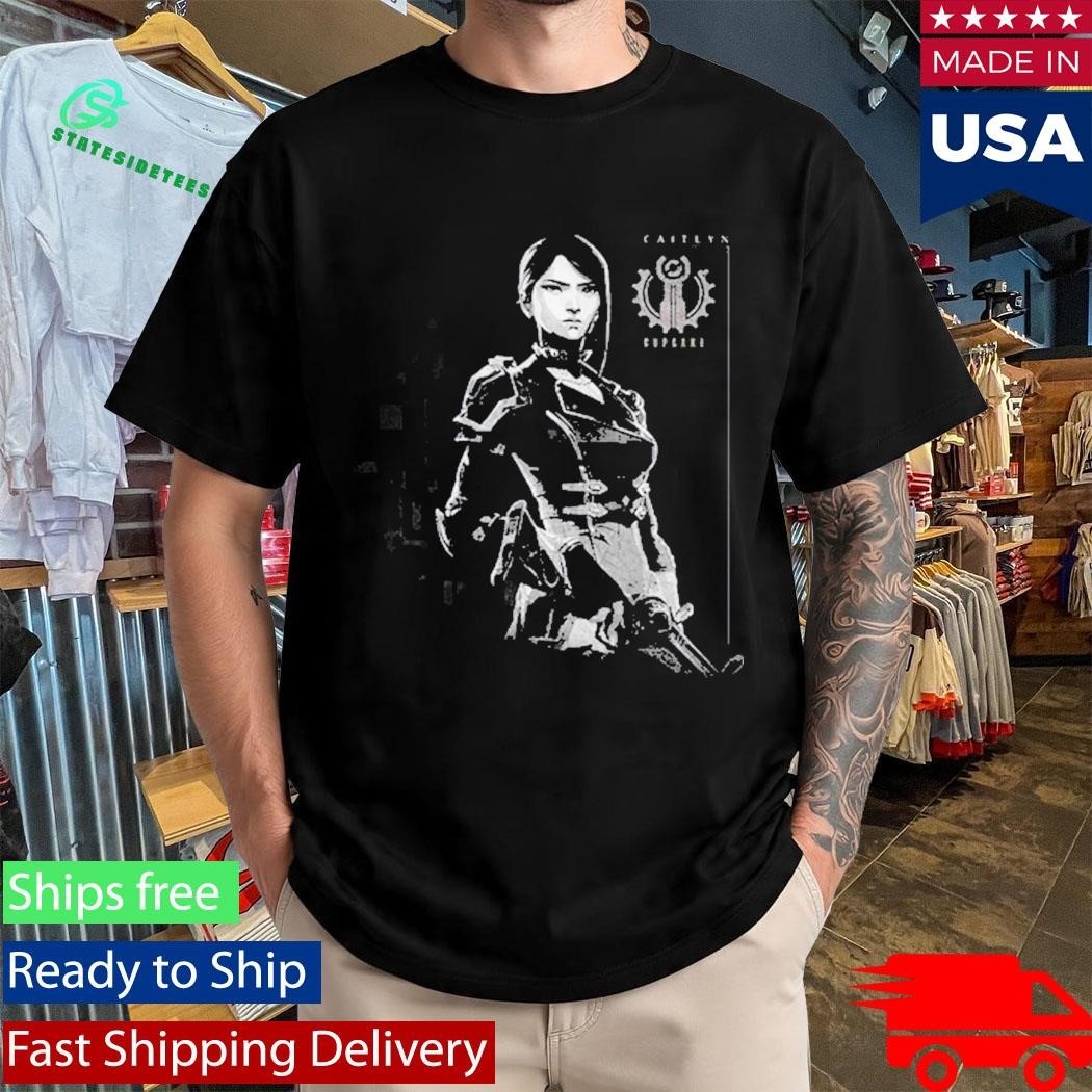 Arcane Caitlyn Cupake Shirt Unisex , , , Long Sleeve Tee