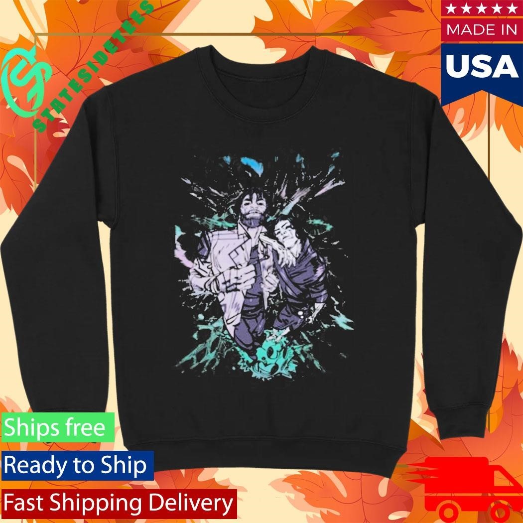Arcane Jayce And Viktor Foil Shirt Unisex , , , Long Sleeve Tee