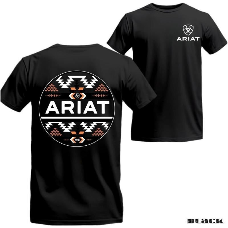 Ariat Unique Tribal Highlighting Western Adventure Casual Suitable Perfect T-Shirts