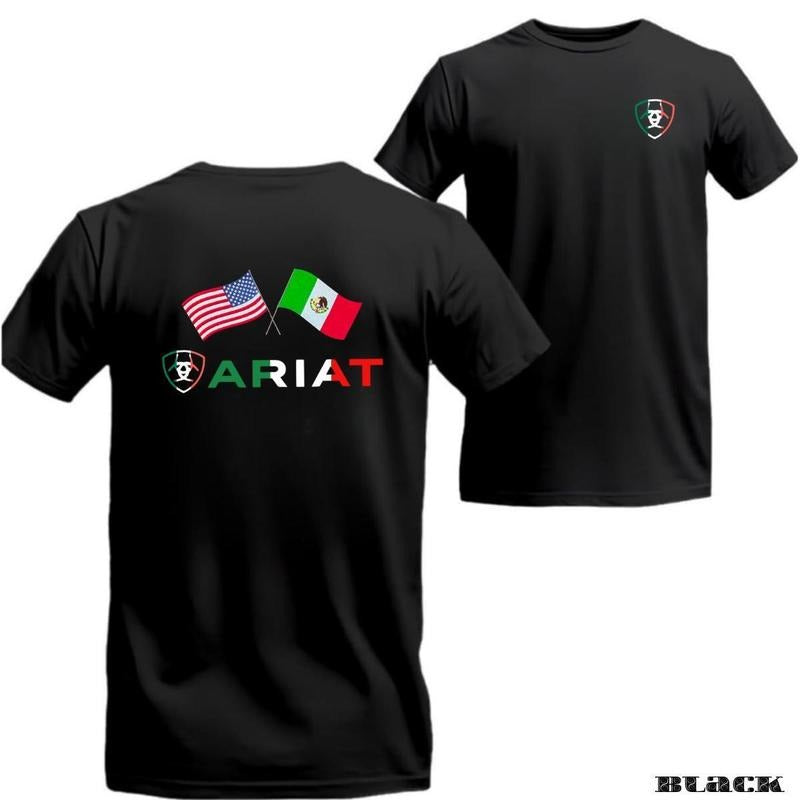 Ariat Western Show Pride USA Mexico Flags This Ariat T-Shirts