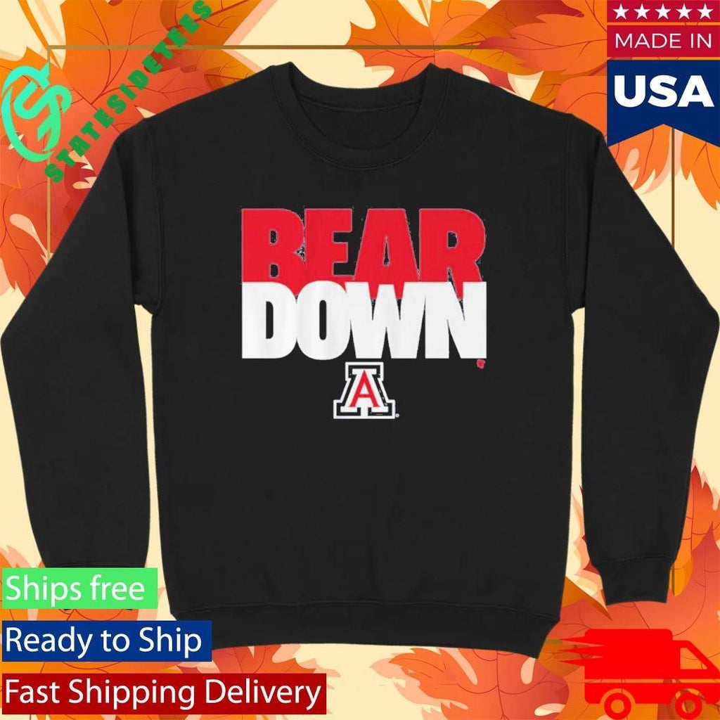 Arizona Wildcats Bear Down Shirt Unisex , , , Long Sleeve Tee