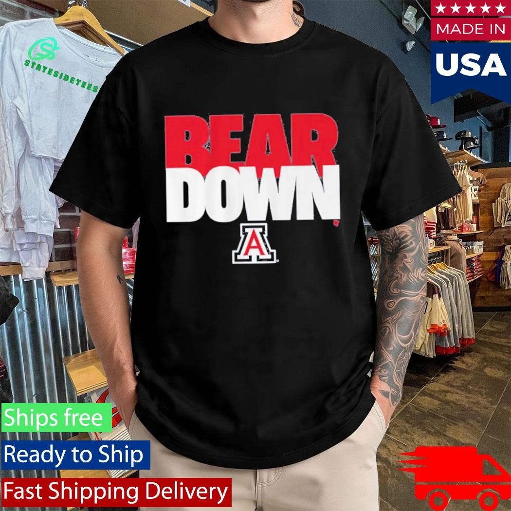 Arizona Wildcats Bear Down Shirt Unisex , , , Long Sleeve Tee