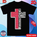 Arkansas Razorbacks I Can Do All Things Through Christ Who Strengthen Me Unisex , , , Long Sleeve Tee