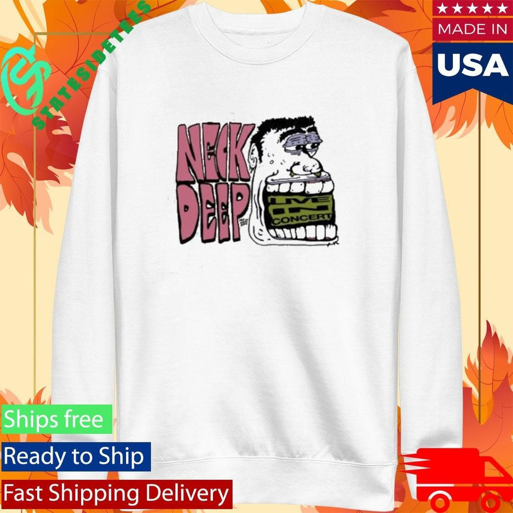 Armada Neck Deep Live In Concert Unisex , , , Long Sleeve Tee