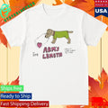 Arm’s Length Puppy Heart Unisex , , , Long Sleeve Tee