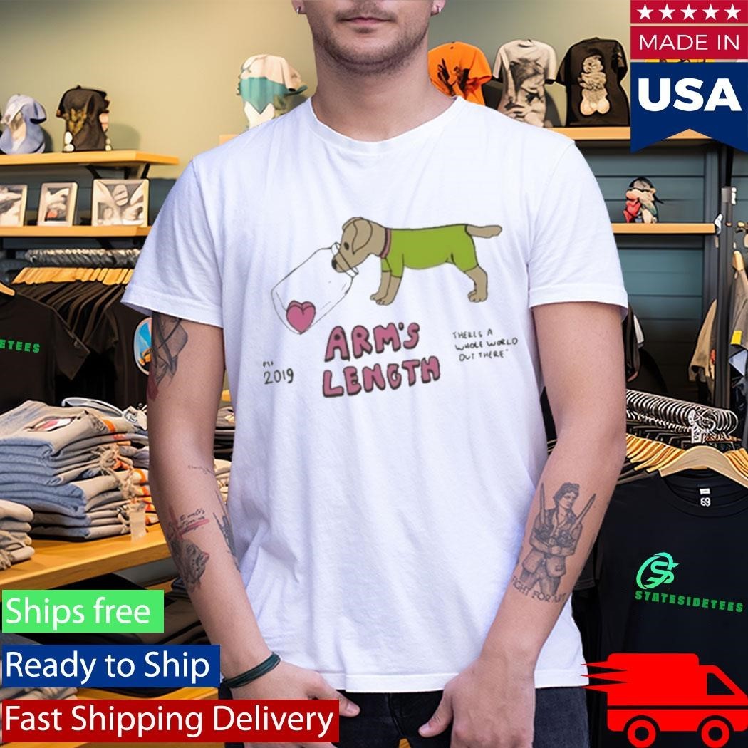 Arm’s Length Puppy Heart Unisex , , , Long Sleeve Tee