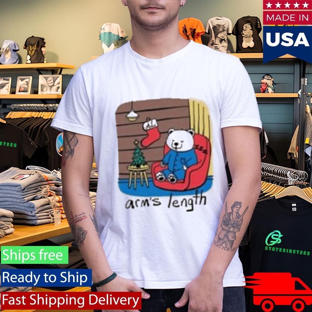 Arm’s Length Sleepy Polar Bear Unisex , , , Long Sleeve Tee