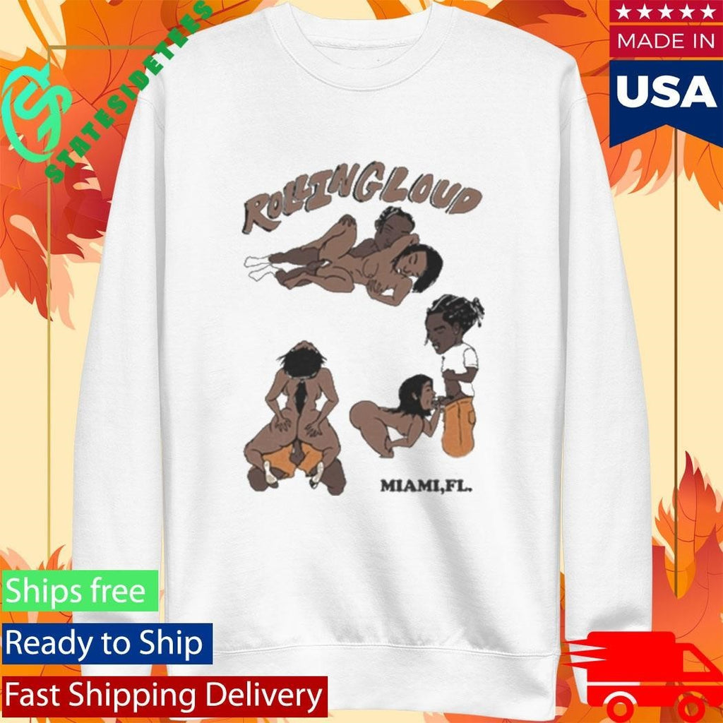Asap Rocky Rolling Loud Miami Fl Shirt Unisex , , , Long Sleeve Tee