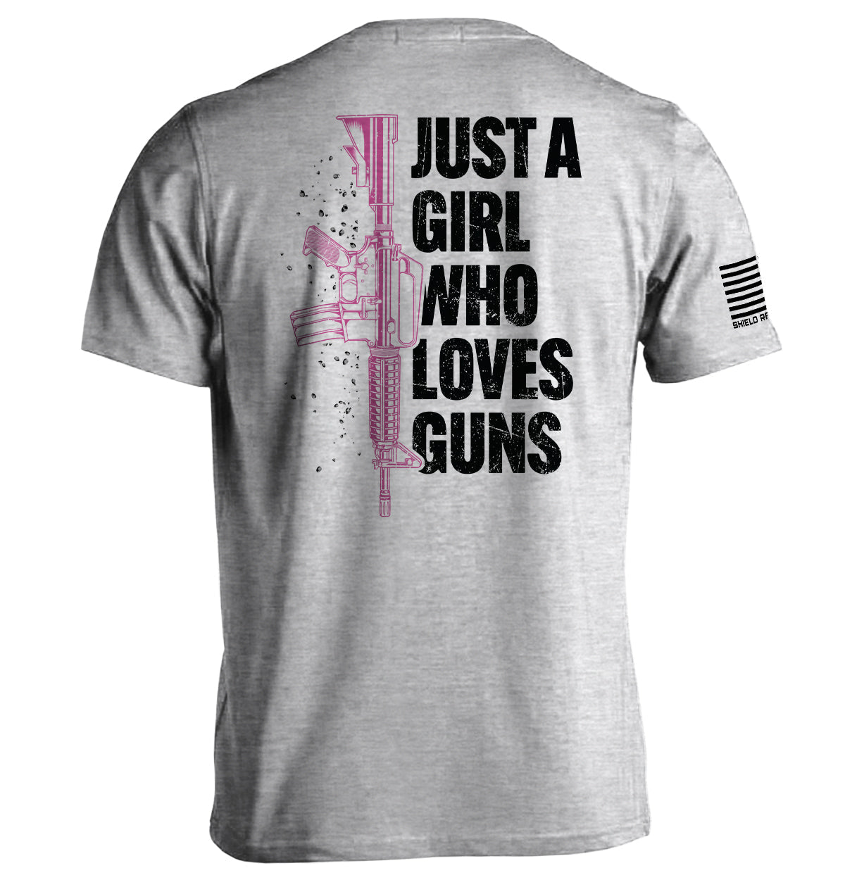 Just Girl Who Loves Guns T-Shirts