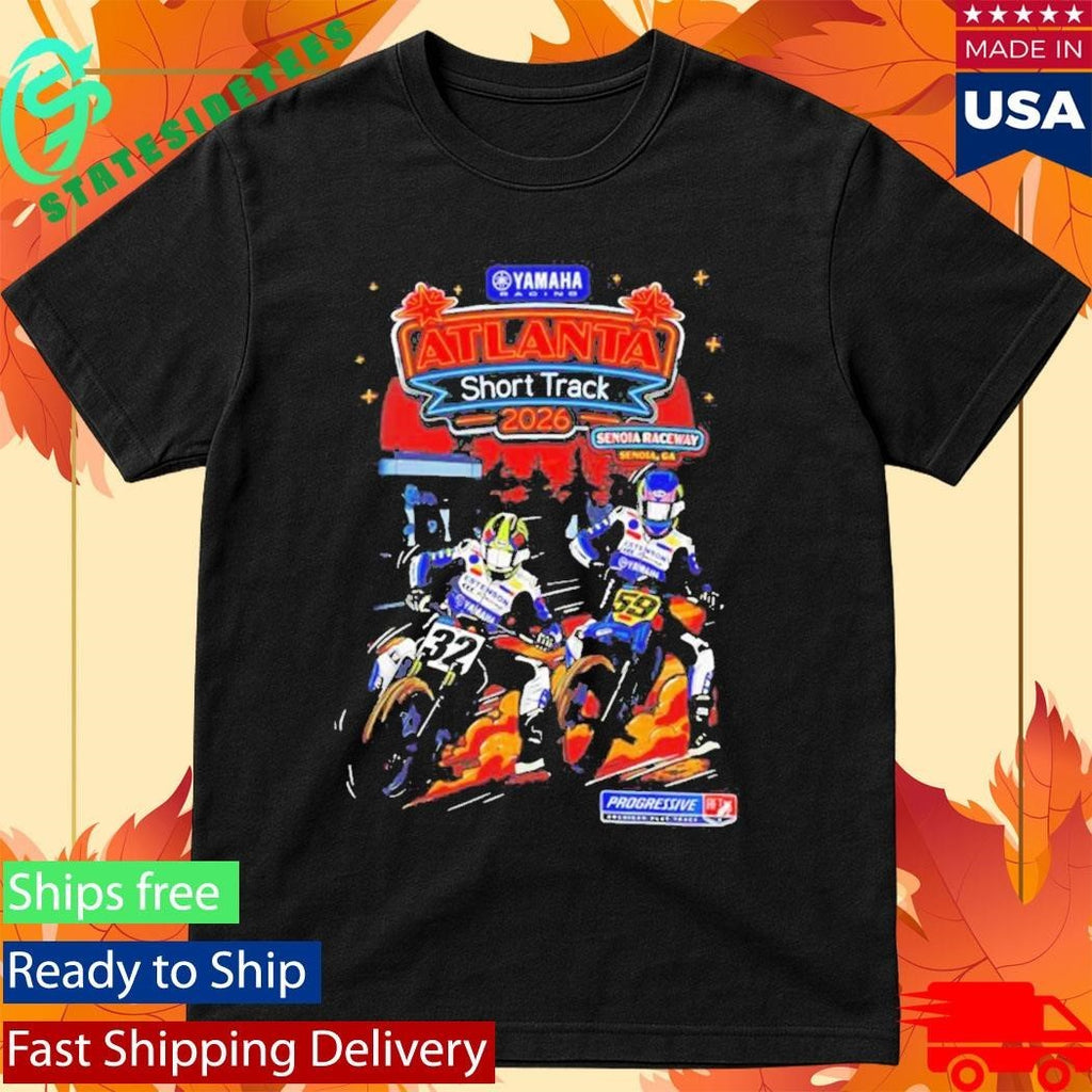 Atlanta Short Track 2026 Yamaha Racing Shirt Unisex , , , Long Sleeve Tee