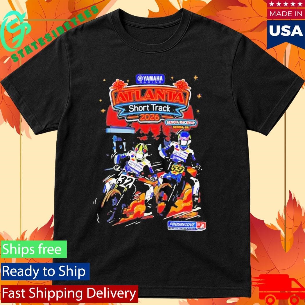 Atlanta Short Track 2026 Yamaha Racing Shirt Unisex , , , Long Sleeve Tee