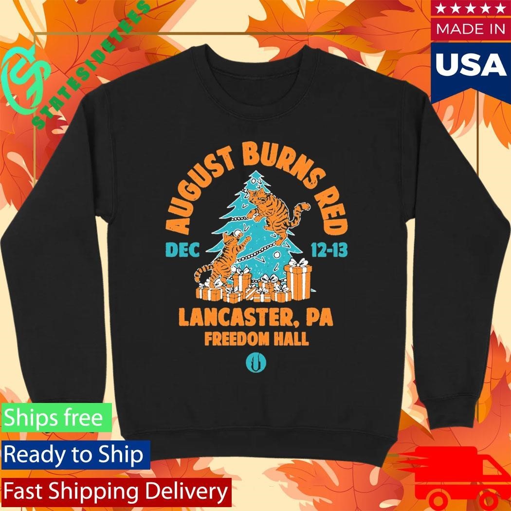 August Burns Red Tour Christmas Cats Shirt Unisex , , , Long Sleeve Tee