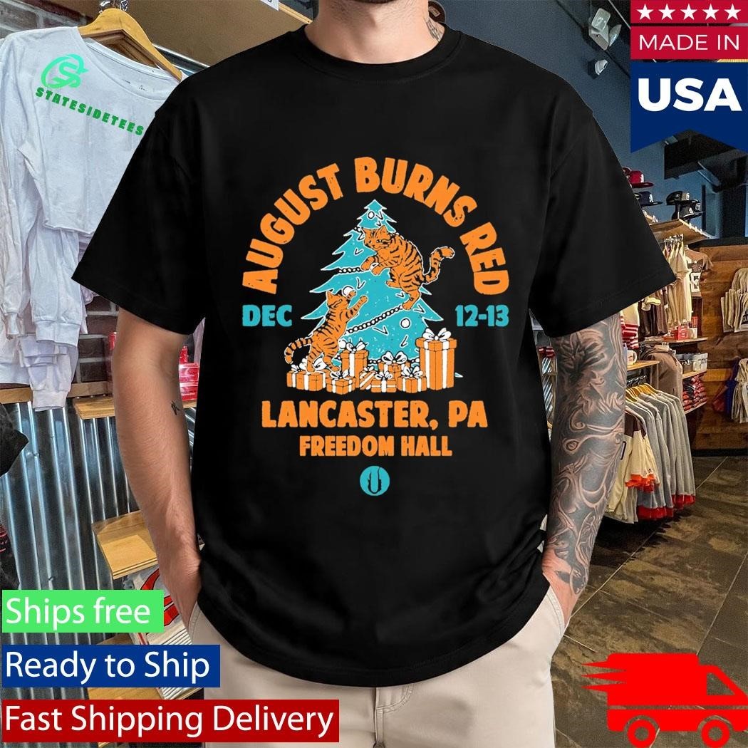 August Burns Red Tour Christmas Cats Shirt Unisex , , , Long Sleeve Tee