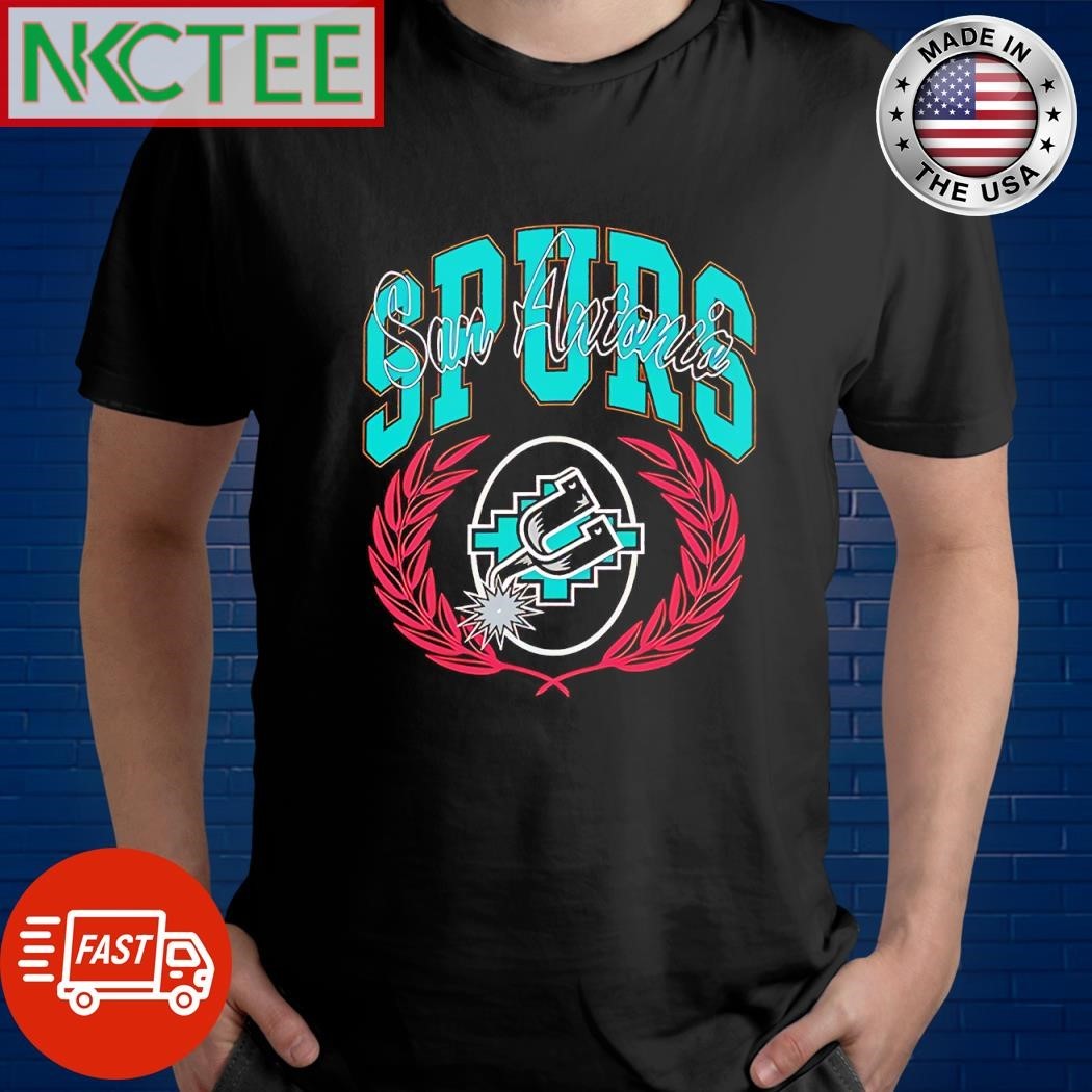 Awesome San Antonio Spurs laurel wreath logo shirt Unisex , , , Long Sleeve Tee