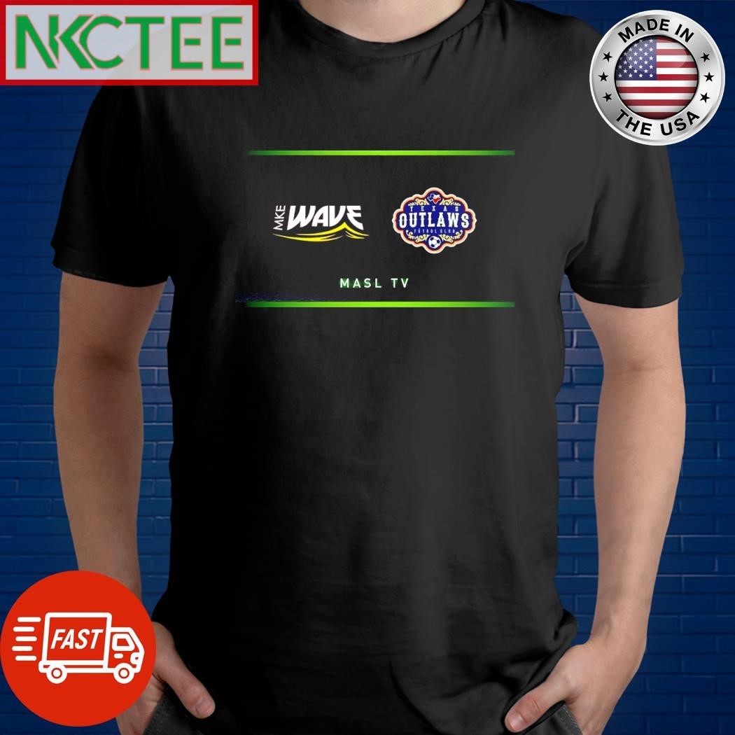 Awesome Texas Outlaws – Milwaukee Wave Major Arena Soccer League 2025 shirt Unisex , , , Long Sleeve Tee