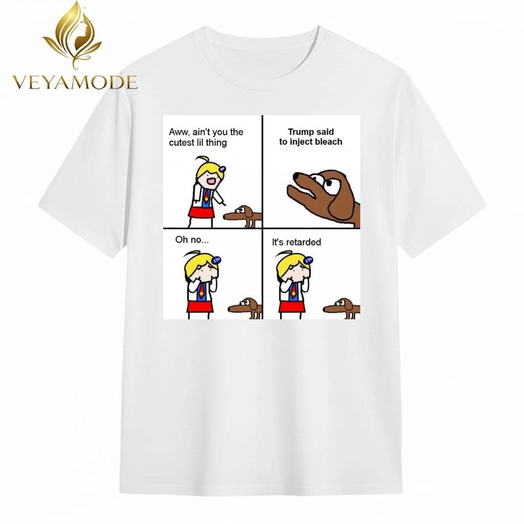Aww ain’t you the cutest lil thing Trump said to inject bleach tee Unisex , , , Long Sleeve Tee