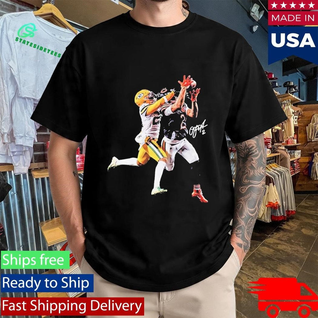 Ayo Dosunmu DJ Moore Game Winning TD Signature Shirt Unisex , , , Long Sleeve Tee
