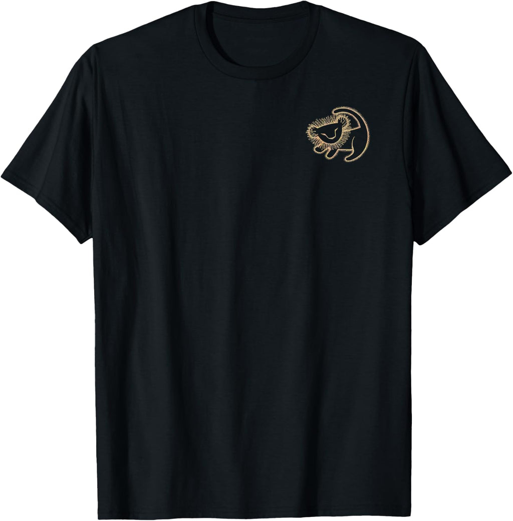 Lion King Simba Gold Cave Painting Graphic T-Shirt T-Shirt