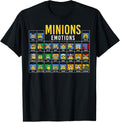Minions Periodic Table of Minions Graphic Tee T-Shirt